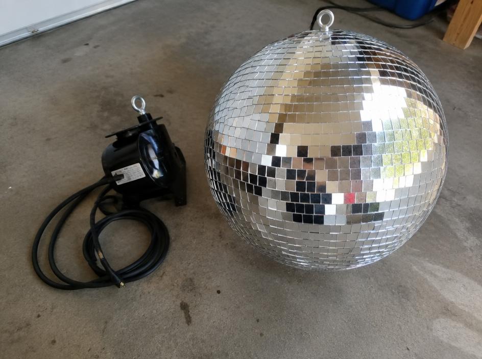 Ballroom-sized glitterball